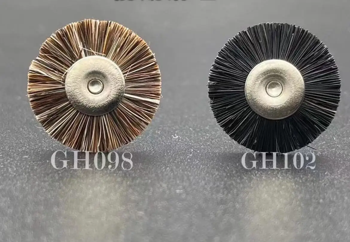 

Jewelry Polishing Brushes 2.35mm Brown Bristle Brushes Dremel Drill Tools 22mm Jewelry Polishing Wheel 144pcs Hard/Medium/Soft