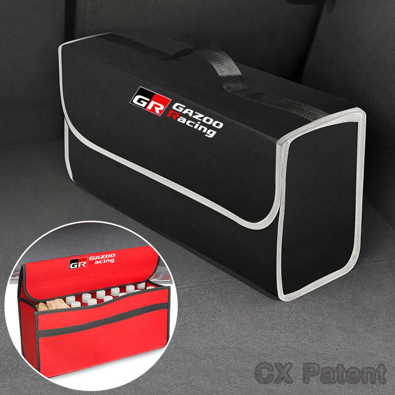 Car Felt Cloth Storage Bag Folding Organizer Box Trunk Tool Case For Toyota  GR Gazoo Racing Supra Corolla Parts Sport 86 Yaris - AliExpress