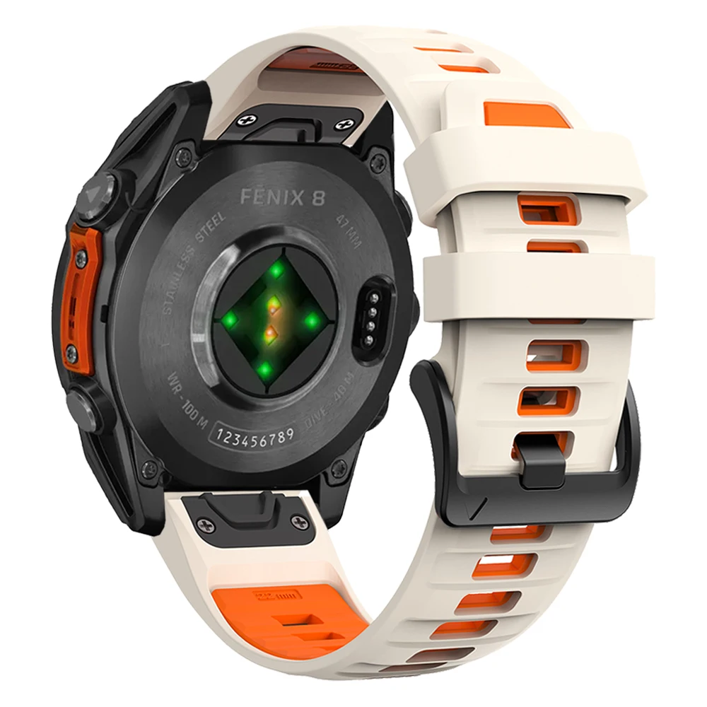 Premium Silicone Strap Bracelet for Smartwatches - QuickFit 22mm/26mm
