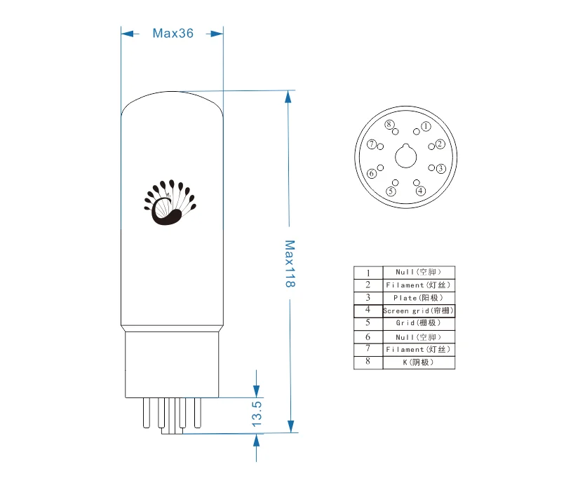 [新品未使用]PSVANE EL34C/6CA7 真空管 マッチドペア4本セット PSVANE EL34C出力管 | マッチドペア - コイズミ無線有限会社