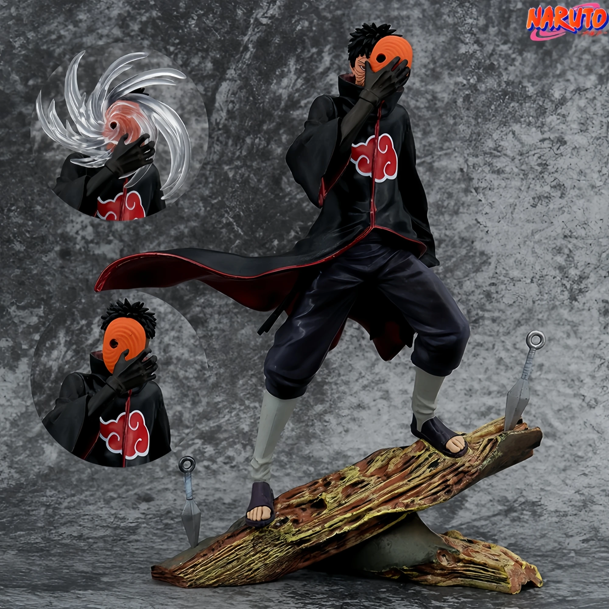 Naruto Action Figure Obito PVC Collectible Doll - Anime Desktop Decoration & Children's Gift