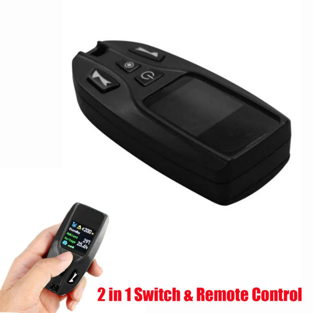 

Parts Switch Remote Controller Truck 1pc 2-In-1 ABS Black Car For Diesel Air Parking Heater LCD Durable Practical