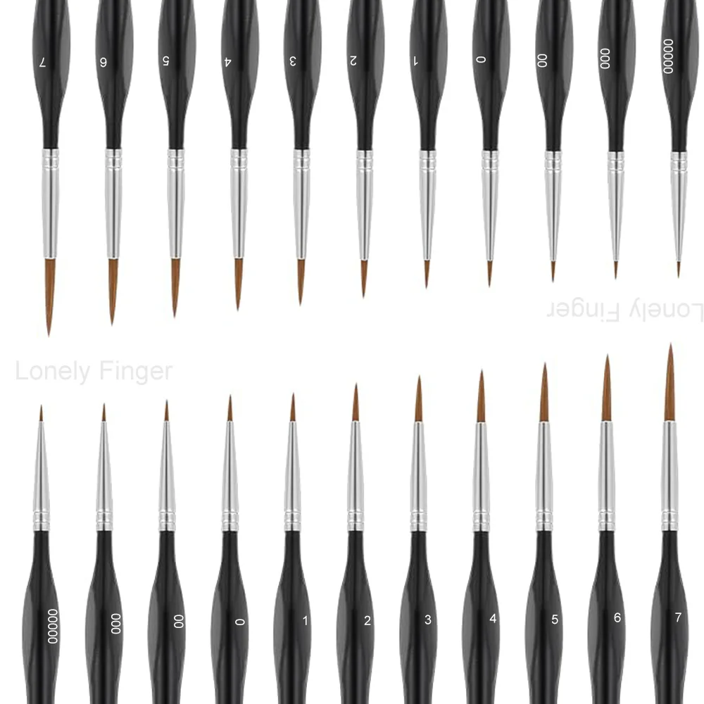 22pcs Black