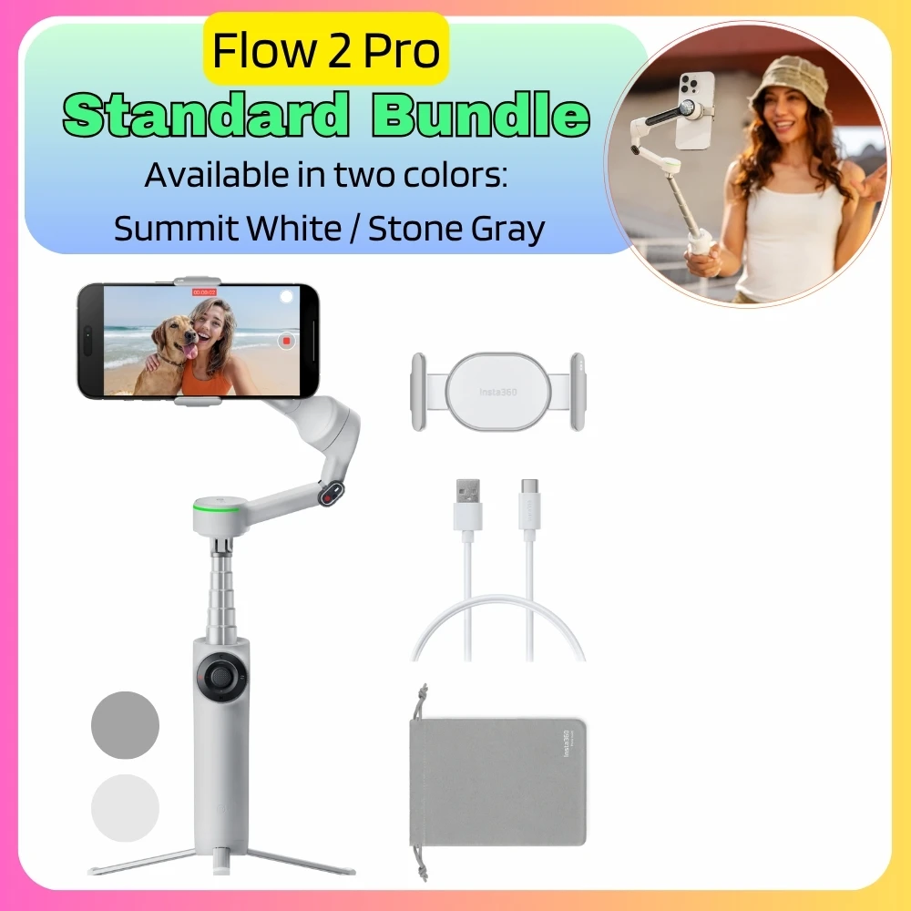 Insta360 Flow 2 Pro & Flow 2 ジンバル AIトラッキング トラッカー