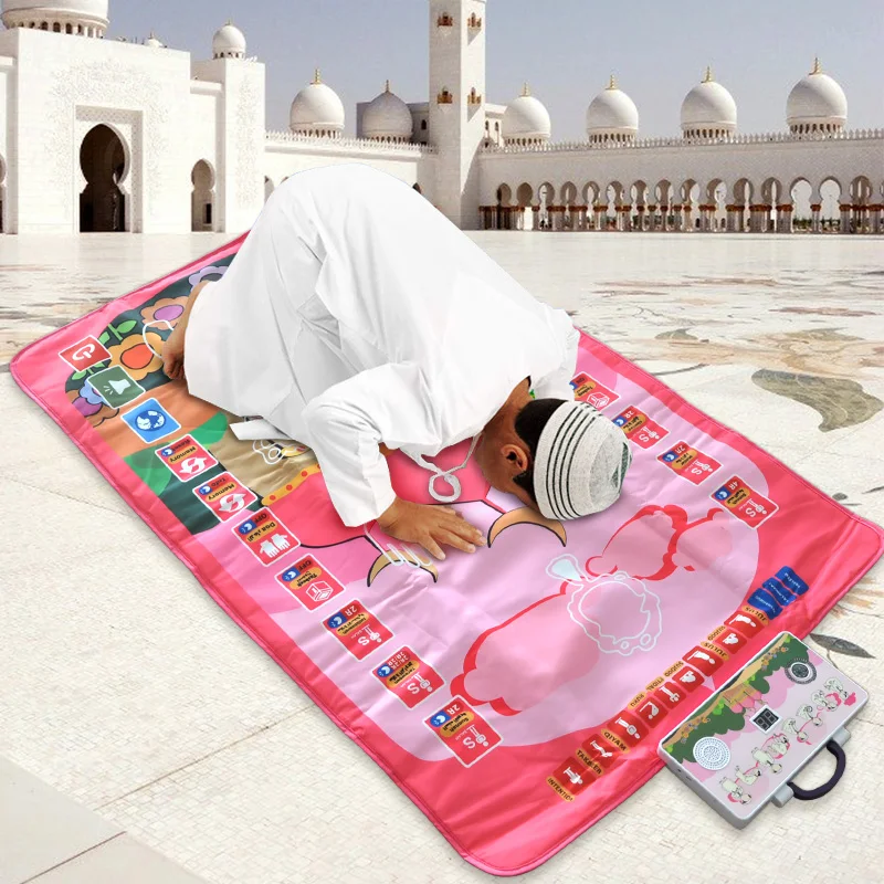 Acheter Tapis De prière musulman Tapis rond islamique Prière musulmane  Salon Tapis Tapis De Priere Islam Tapis S Eid Tapis enfants Tapis