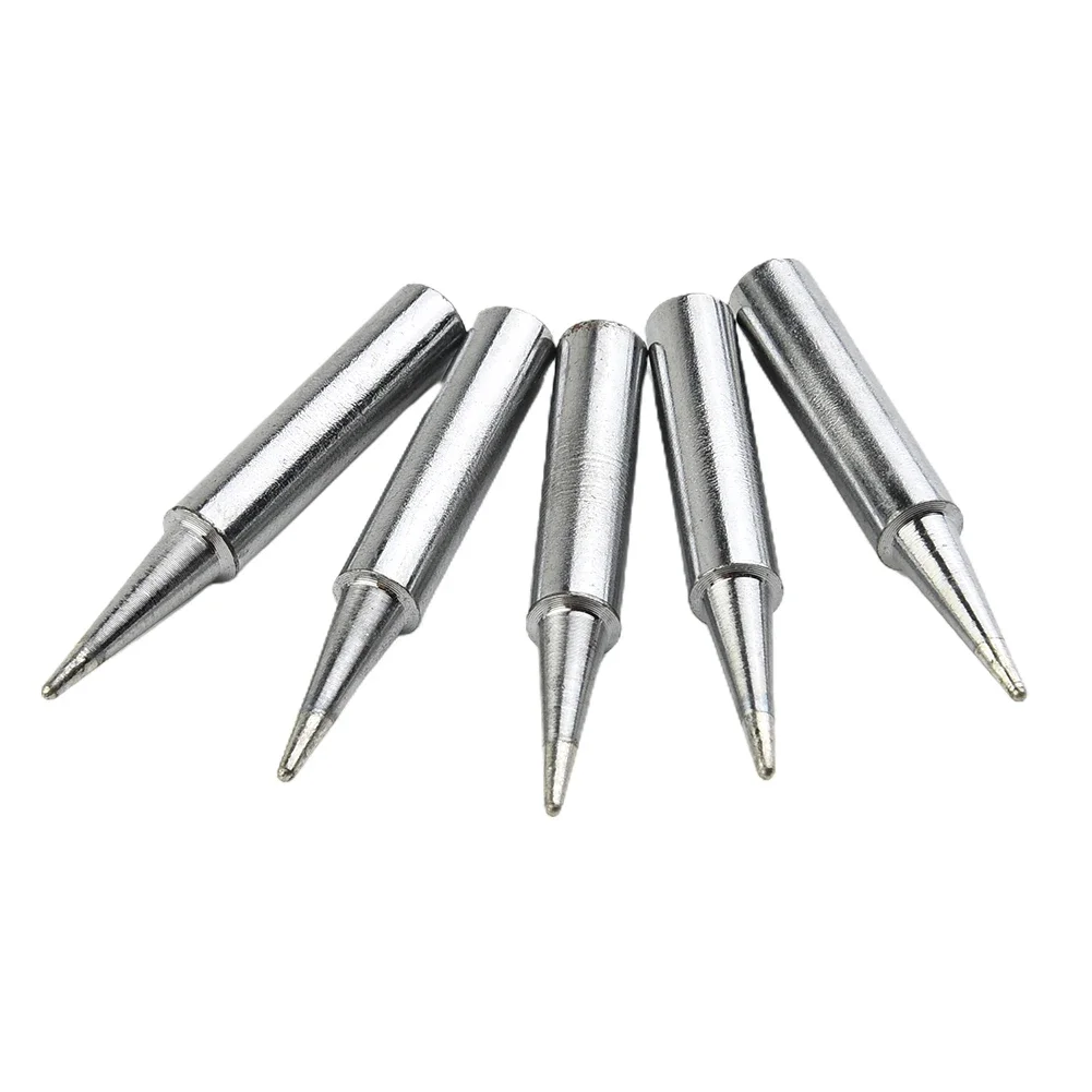 

Accessories Durable Useful Solder Iron Tips Station Welding Adapter Equipment Head Parts Pure Copper Rework Silver