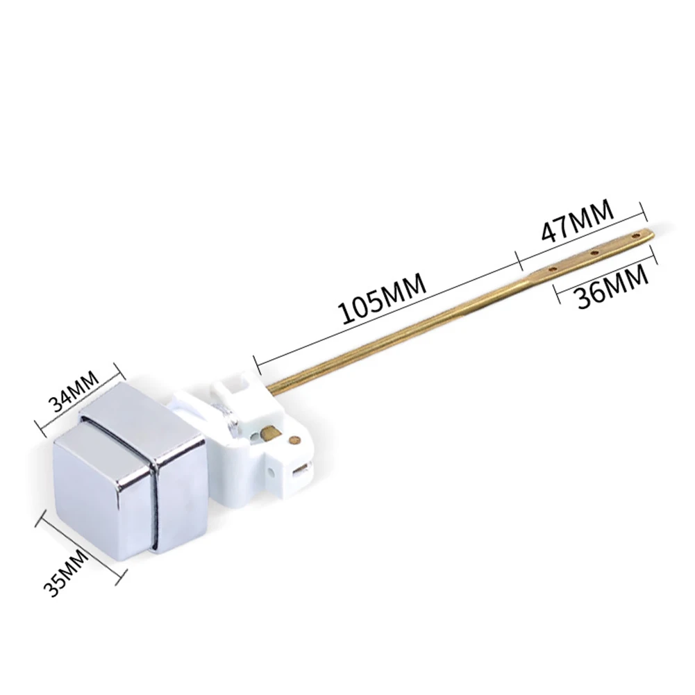 Description Picture 4 of itemToliet Tank Push Button Tank Lever Flush Handle Brass Arm Push Button Toliet Flushing Accessories Toilet Seat Switch