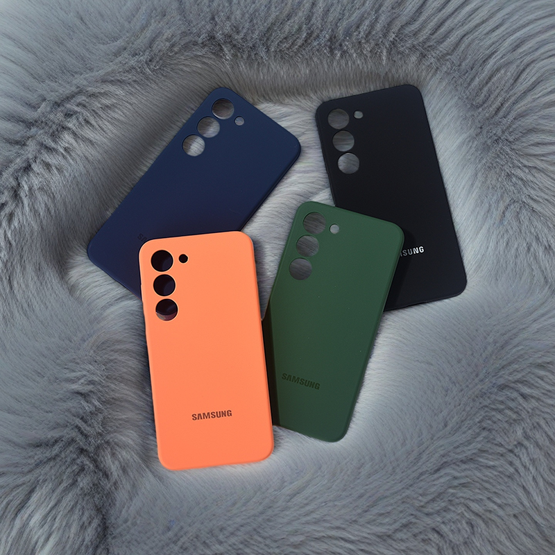 Samsung S22 S23 S24 S25 Ultra Plus Case Luxury Liquid Silicone Case Soft Shockproof Phone Back Cover For Galaxy S25+ S24Plus S23