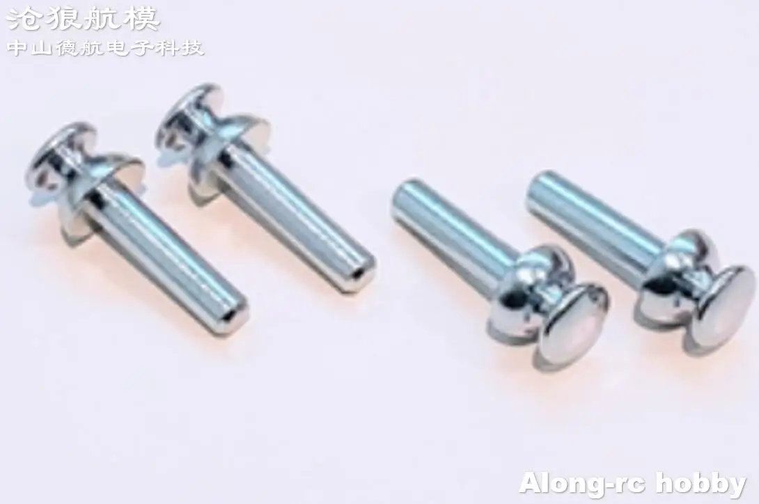 Broches de rechange pour avion Skywing RC 67-116 pouces, présentées en éventail sur fond clair.