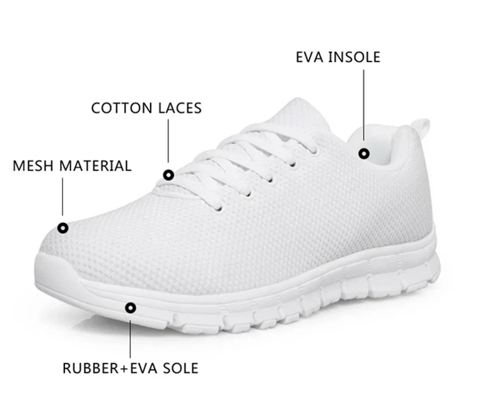 Men's Sneakers Breathable Cool Patterns Sport Shoes For Men Mesh Footwear For Boys Fashionable Sneakers 5