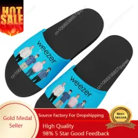 Weezer Slippers Home Water Shoes Pop Rock Band Singer Men Women Teenagers Beach Pool Sandals High Quality Custom Summer Slipper 1