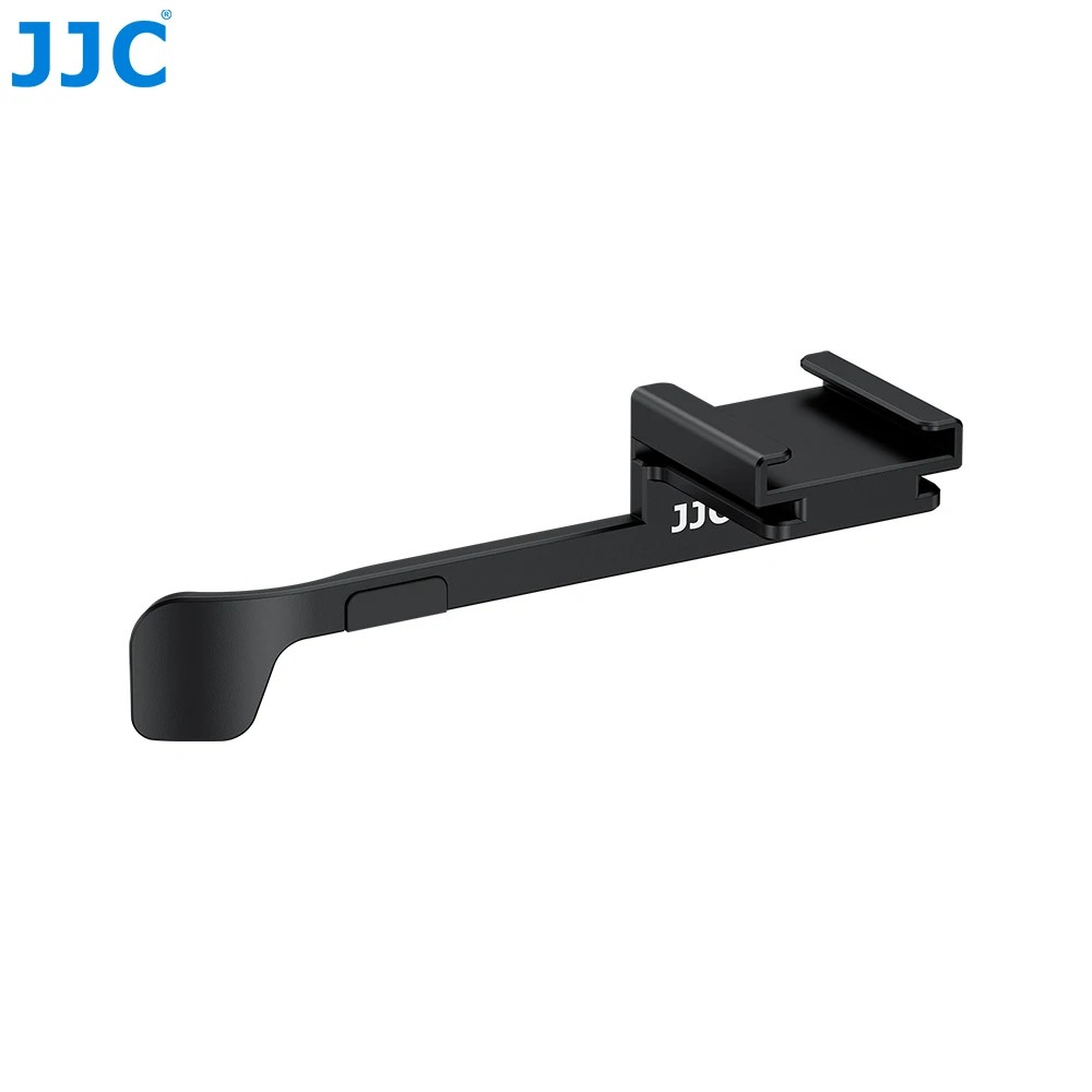 JJC Aluminiumlegierung Kamera Blitzschuh Daumen hoch Griff für Fujifilm X Half X-HF1 Zubehör Daumenauflage Kamera Griffhalter – Detail 2