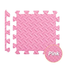 Eva Foam Interlocking Anti-Slip Floor Mat Set - 20PCS (Pink-30x30cm)