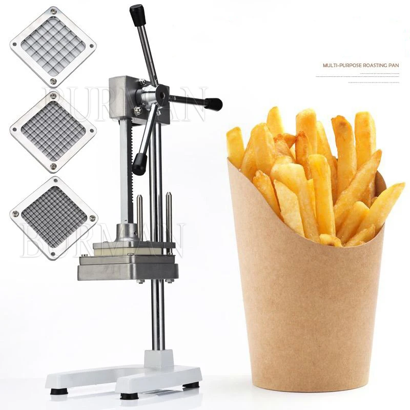 Vertical manual fries machine Multi-function cucumber Cinnamon Potato  cutting strip Commercial fruit vegetable dicing Machine - AliExpress