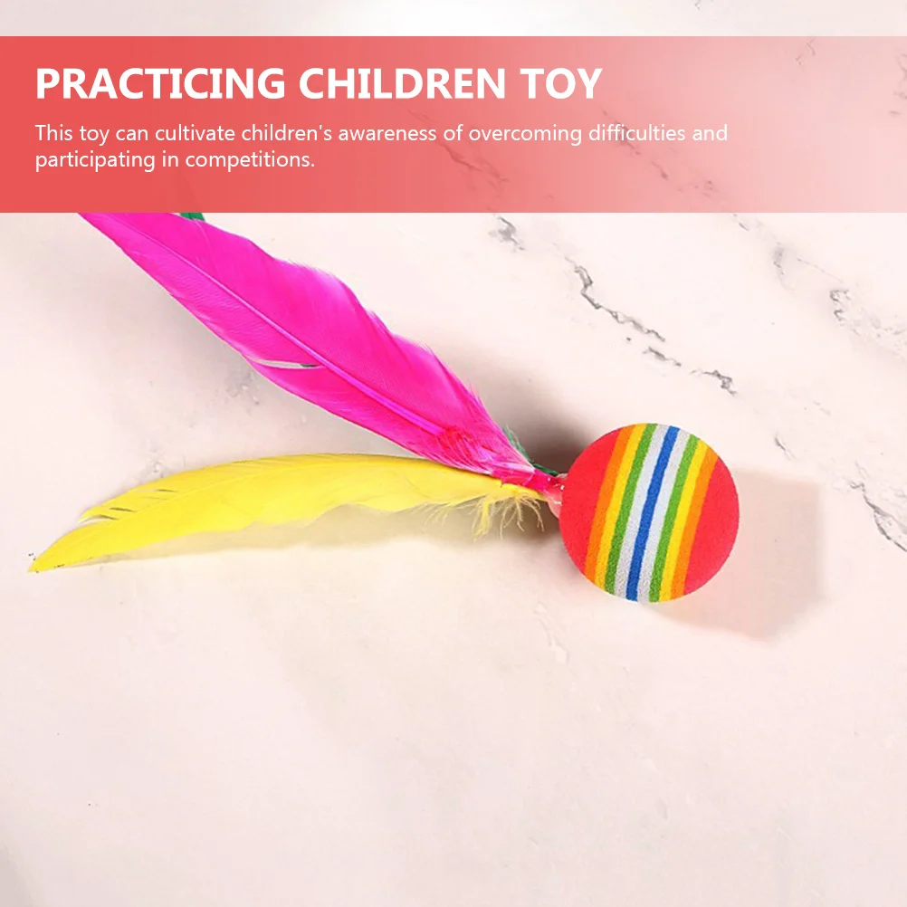 6pcs High elastic Badminton Balls Wear resistant Kids Toy for Courtyard Play Improves Coordination Motor Skills Fun Indoor