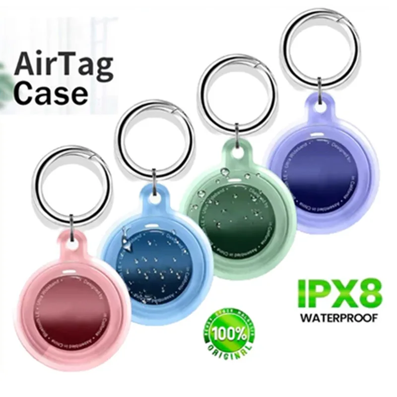 Waterproof Anti Lost Keychain Holder Soft Case