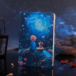 Elegant A5 Hardcover Notebook with Oil Painting Illustrations, 128 Pages of 100gsm Premium Paper - 12.8x18.8cm (B)