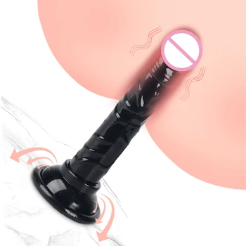 Realistic Dildo Masturbator Anal Toys For Women Crystal Dildos Suction Cup Penis Female Sex Toys G-Spot Stimulator Adults Toy 18 3