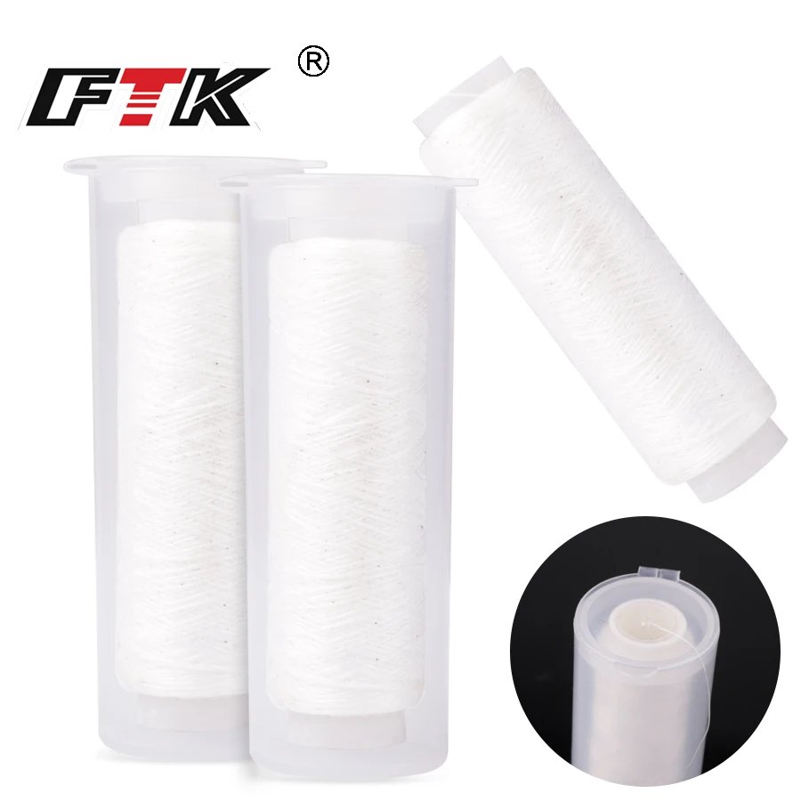 Fil de pêche invisible FTK 250m pour appâts mous – Ligne solide de fixation pour pêche en mer