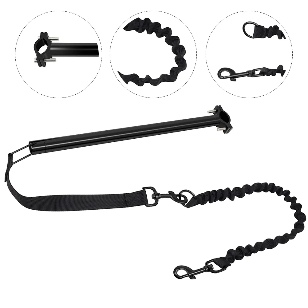 Bike Riding Dog Leash Retractable for Harness Pet Products Carriers Bags Attachment