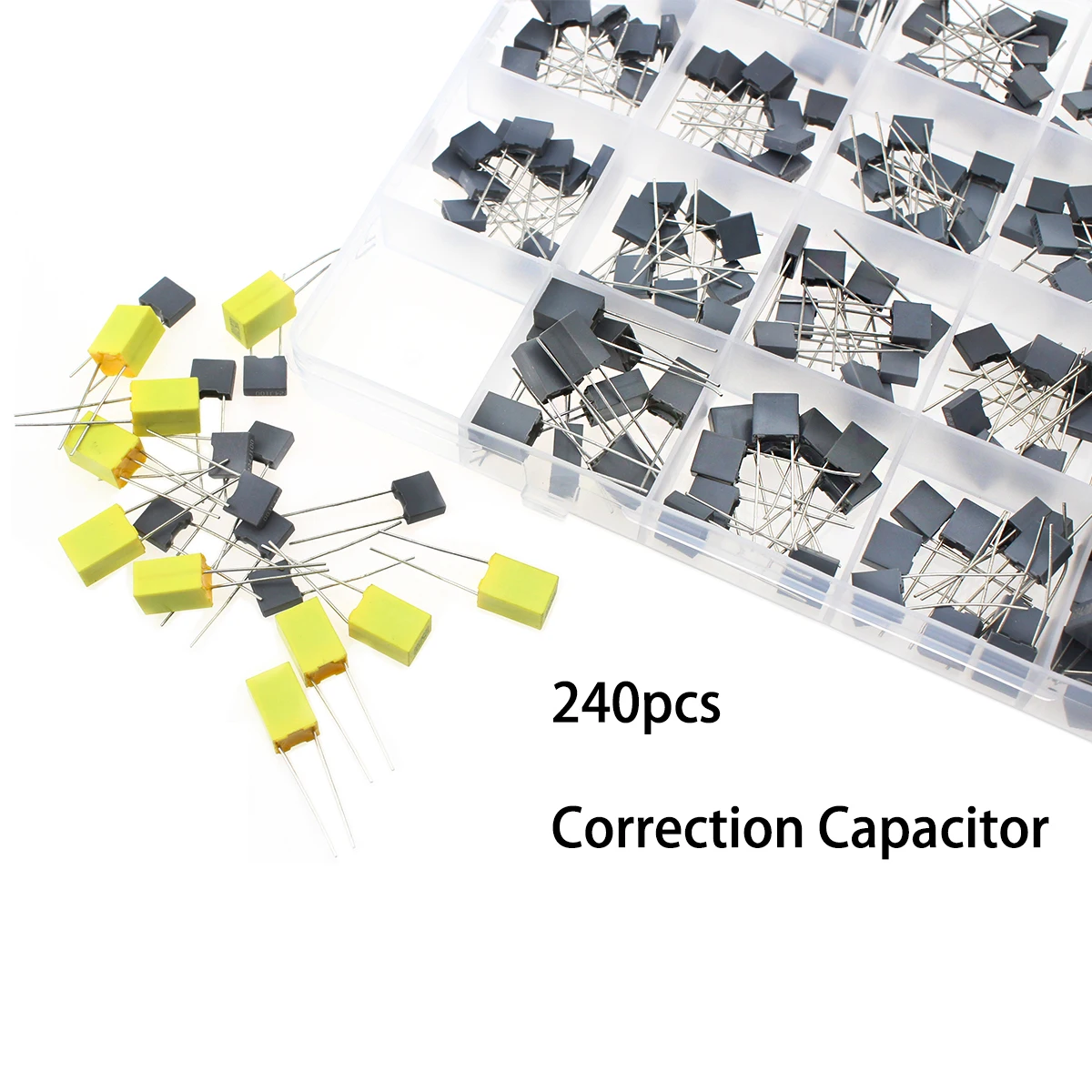 Surtido Condensadores Cerámicos 960 Piezas 24 Valores - Desde 2pF Hasta 0.1µF, 50V, En Caja
