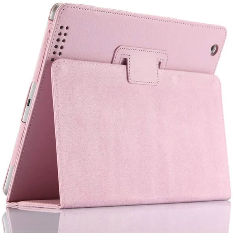 Capa de Couro pu para Ipad Estojo com Suporte Suporte para Lápis Fólio Flip Tela Retina Ipad 9.7 10.2 10.5
