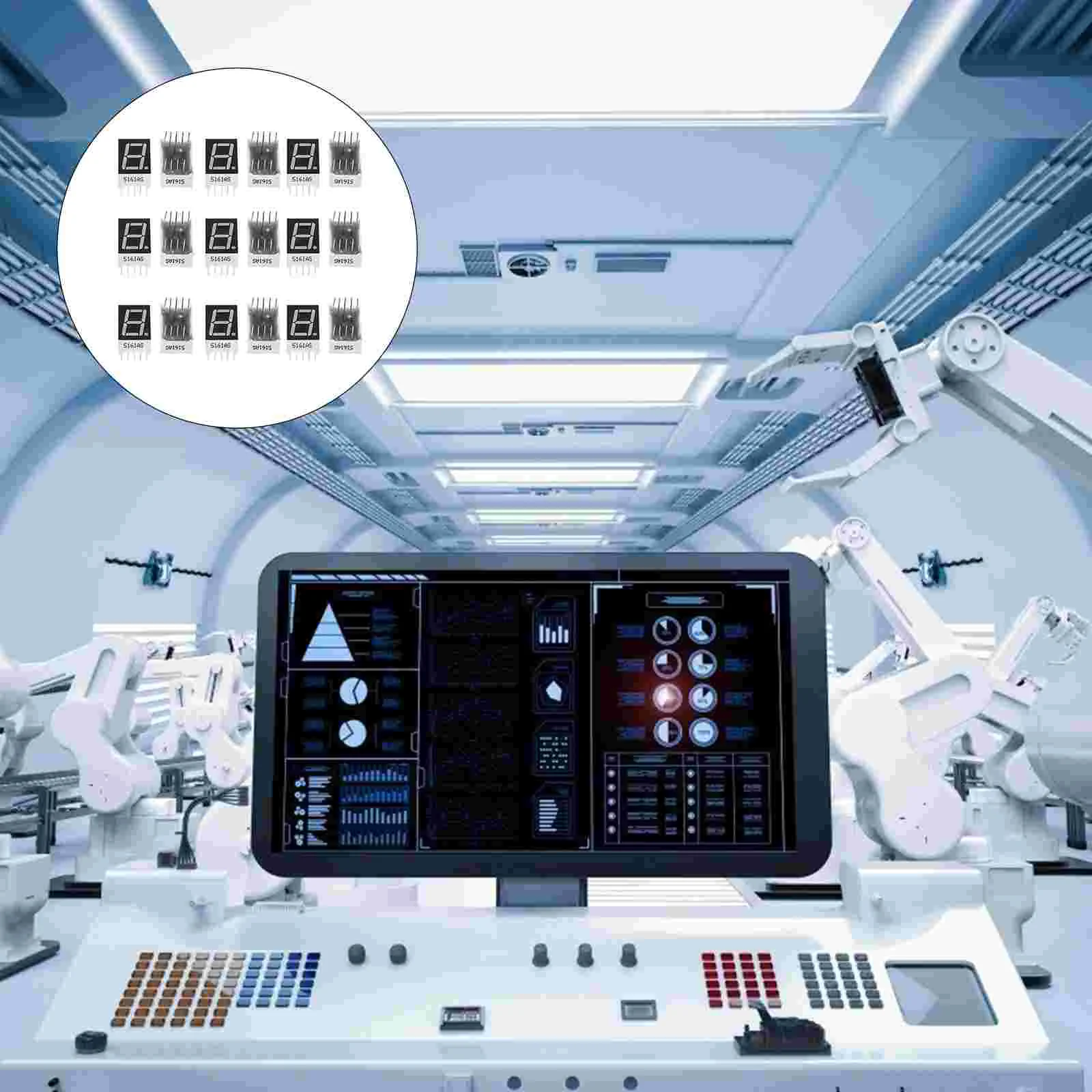 

20 шт., цифровые трубки для отображения сегментов