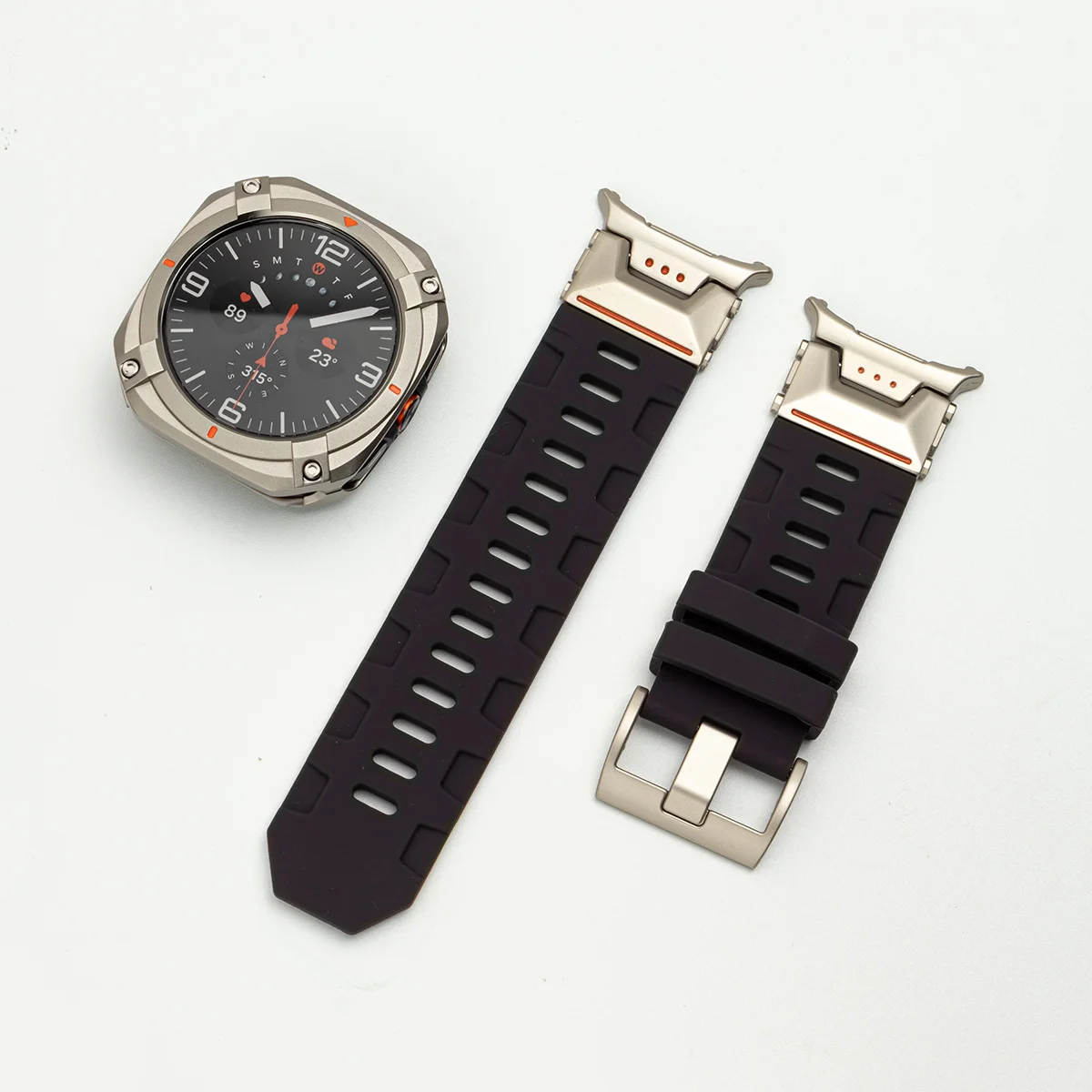 ตัวเลือกสินค้า สายซิลิโคนสุดหรูสำหรับ Samsung Galaxy Watch Ultra 2025