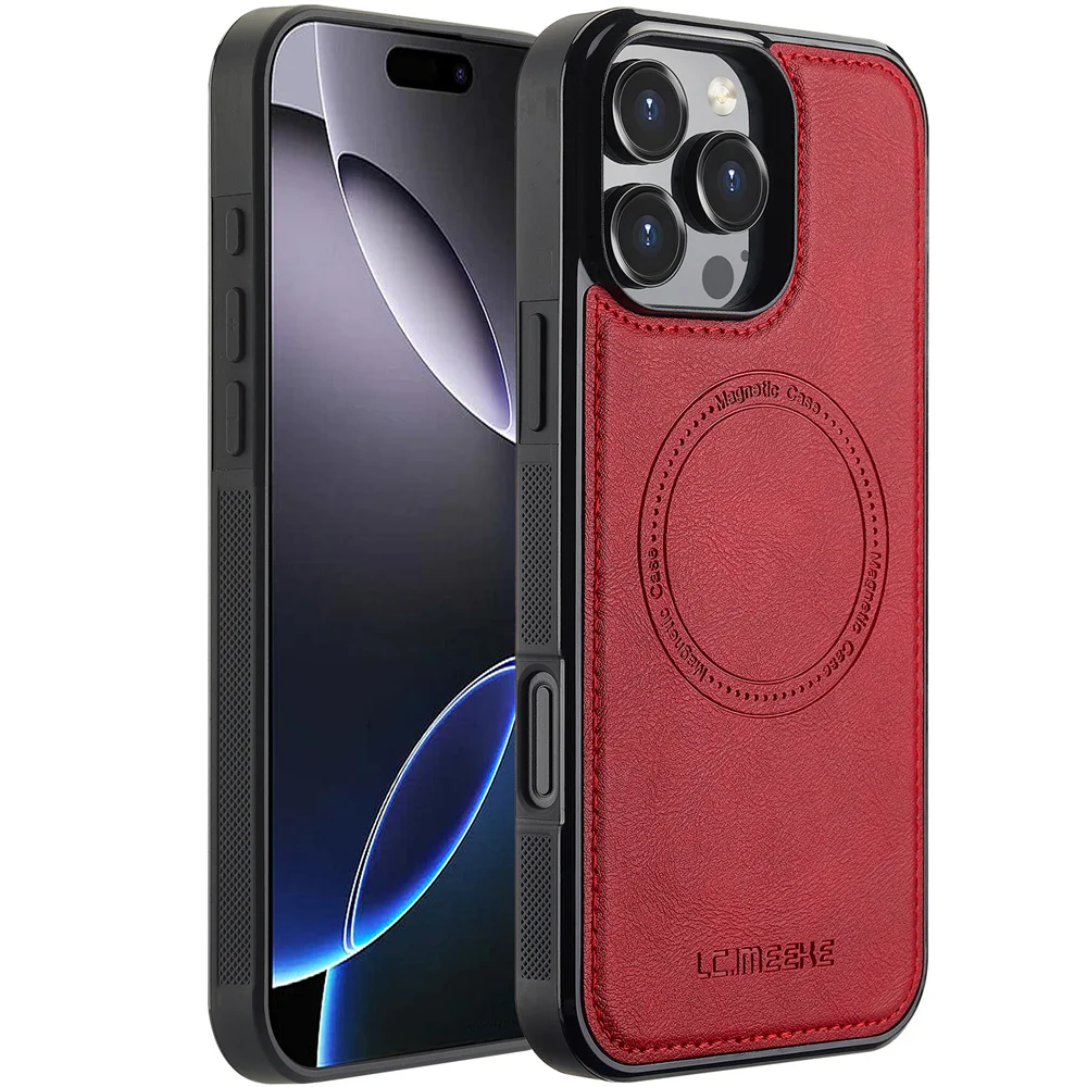 Elegant Magnetic Phone Case for iPhone - Sleek and Durable Protection Cover