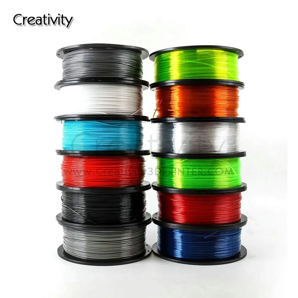 Creativity 3D Printer Filament 1.75 1KG PETG PLA Carbon Fiber TPU Nylon 3D Plastic Filament