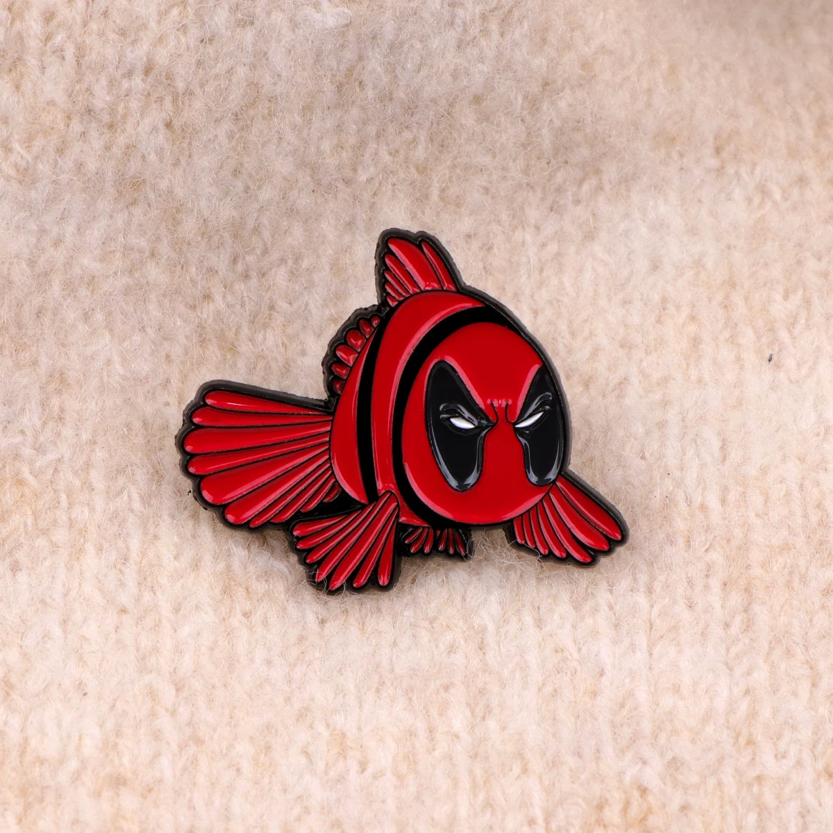 Cartoon Movie Hero Metal Brooch – Stylish Lapel Pin for Bags, Collars, and Clothes