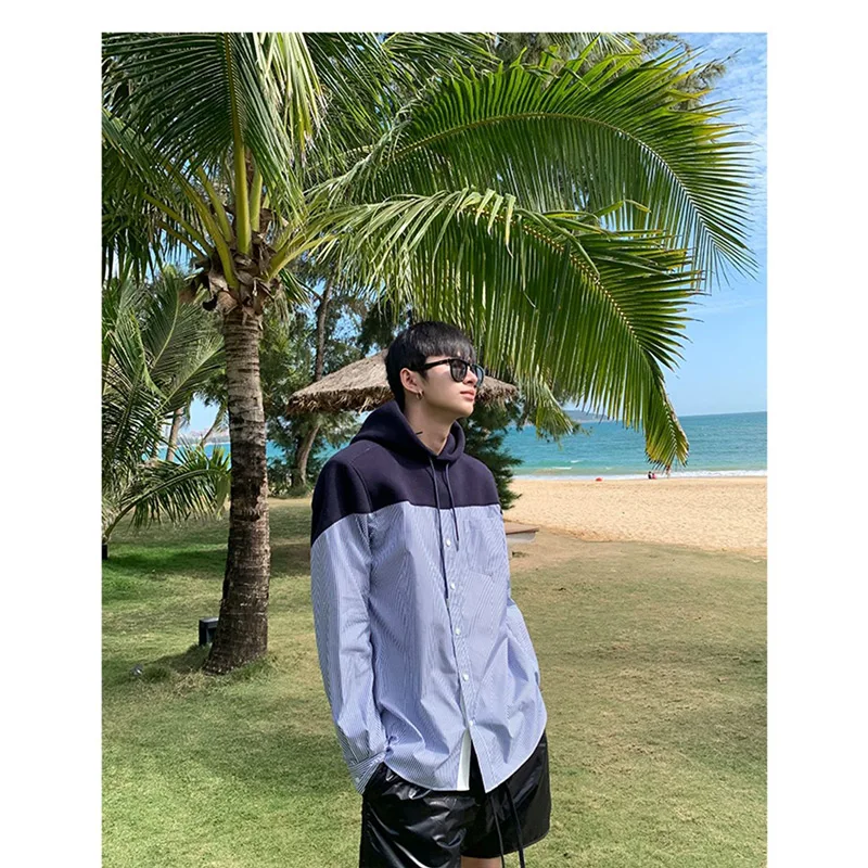 Spring Summer KPOP Fashion Style Harajuku Slim Fit Tops Casual All Match Sweatshirt Pointed Collar Tassels Long Sleeve Hoodies