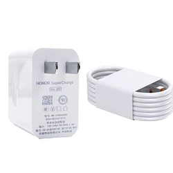 Honor 66W Super Fast Charger with Type C Charging Cable for US and 1M Cable