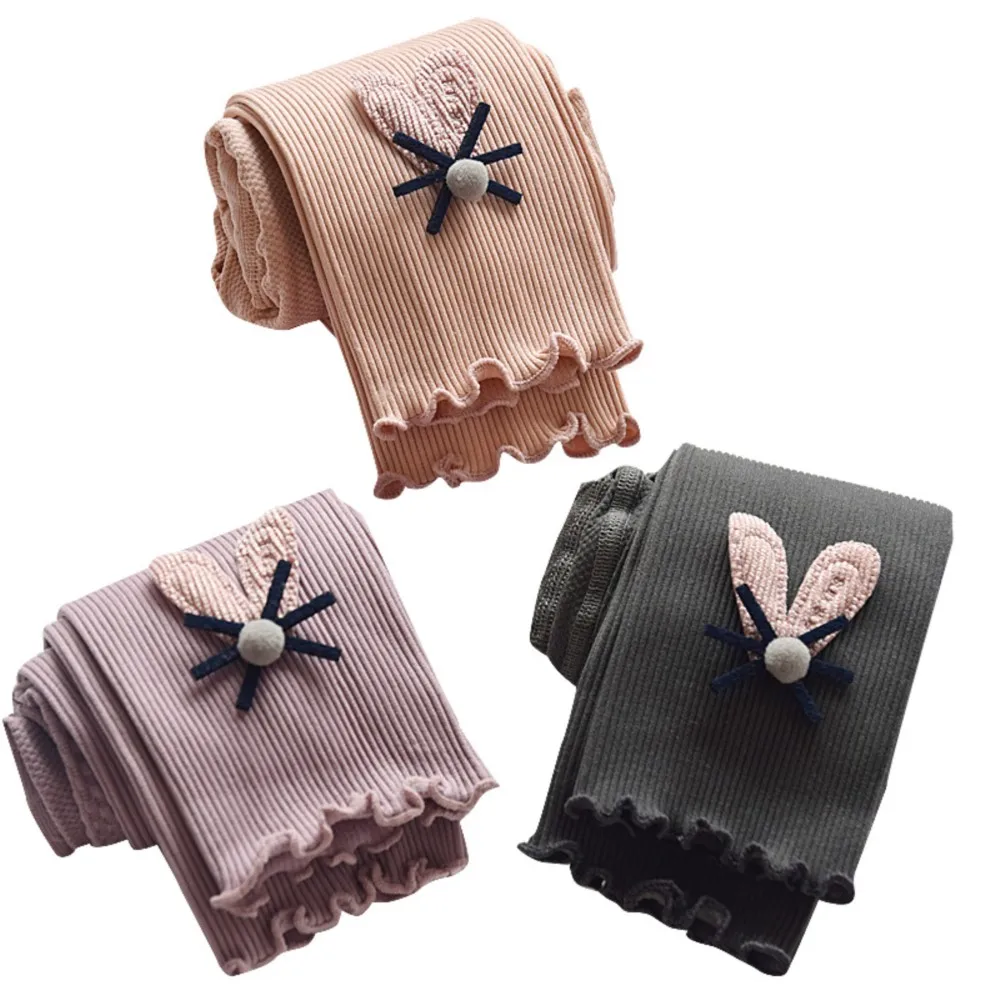 Children's leggings spring and autumn new Korean version of slim children's baby pants girls socks.