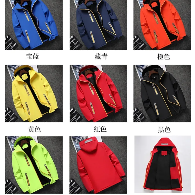 Windproof Fleece Lined Jacket Unisex, All-in-One Long Sleeve Work Coat for Supermarket & Corporate Winter Wear 5