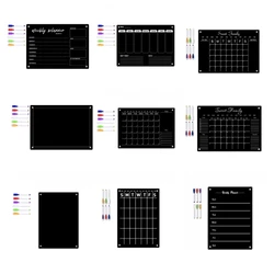 Magnetic Chalkboard Calendar for Fridge, Magnetic Calendar Monthly Planner