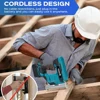 Cordless Electric Nail Gun for Straight/N-shape Nails Pure Copper Motor Woodworking Universal Nailing Machine For Makita Battery 6