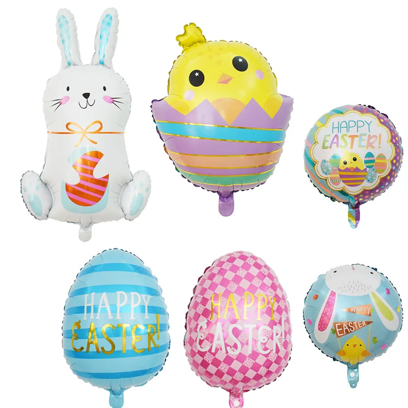

Easter Balloon Easter Bunny Easter Eggs Easter Chick Balloon Happy Easter Party Decor For Home Kid Favor Easter Site Layout Prop