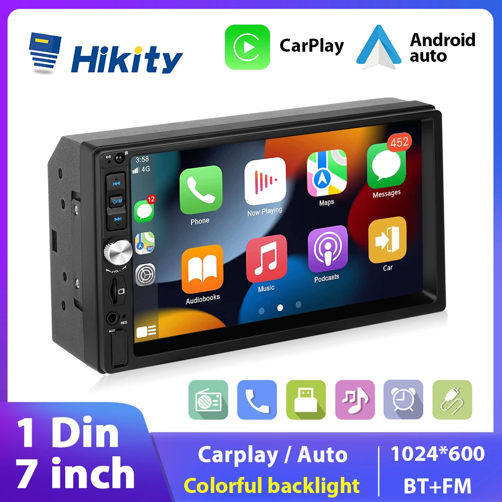

Hikity 2 Din Car radio Multimedia Video Player 7‘’ Universal Autoaudio MP5 Player For Volkswagen Nissan Hyundai Kia Toyota