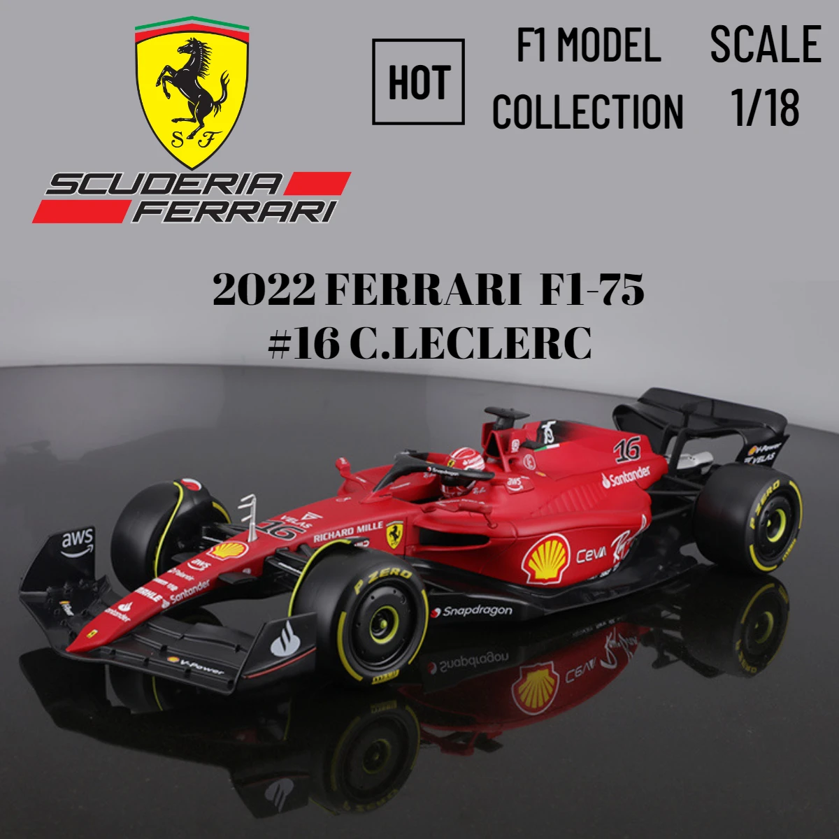 Bburago 2022 F1 Replica Scale 1:18 Car Model Ferrari Mercedes Red Bull Racing Kids Room Decor Xmas Gift Toys for Boy Girl Friend bburago f1 red bull racing rb18 2022 1 11 1 43 scale alloy luxury vehicle diecast cars model toy collection christmas gift