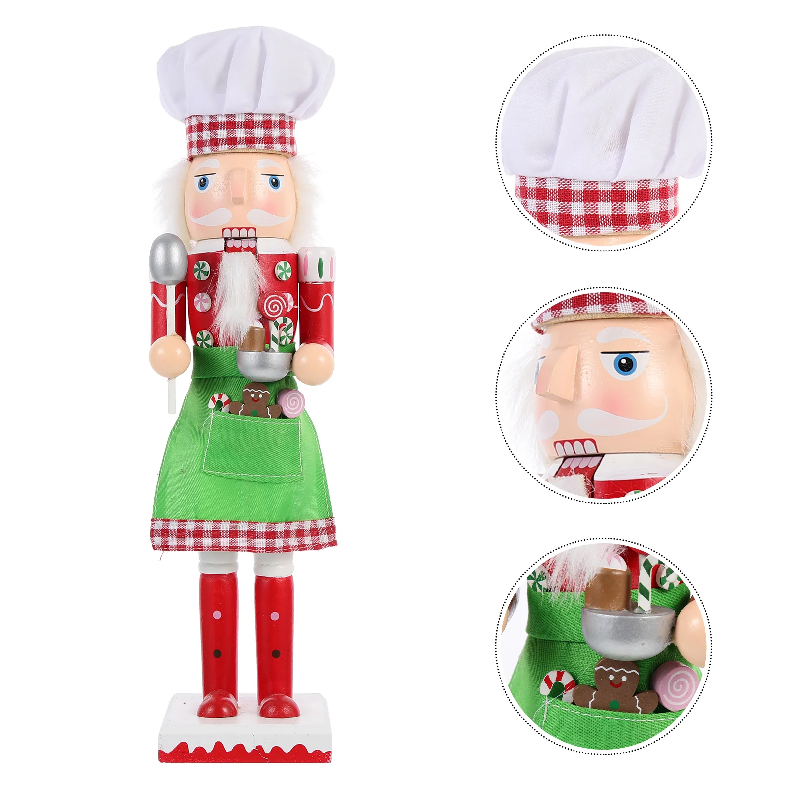 

Nutcracker Wood Nutcrackers Soldier Xmas Desktop Christmas Decorate Birthday Party Supplies Ornament Gingerbread decorations