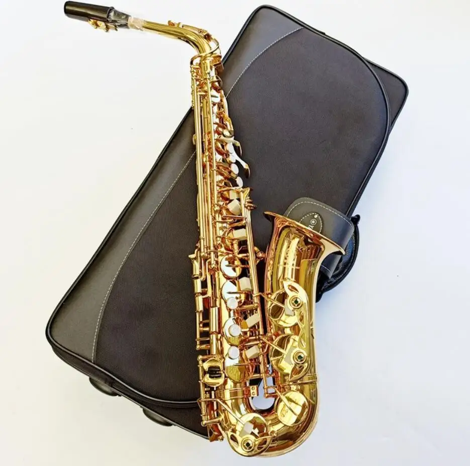 

Professional Alto saxophone original 62 one to one structure model brass gold-plated shell button alto sax musical instrument