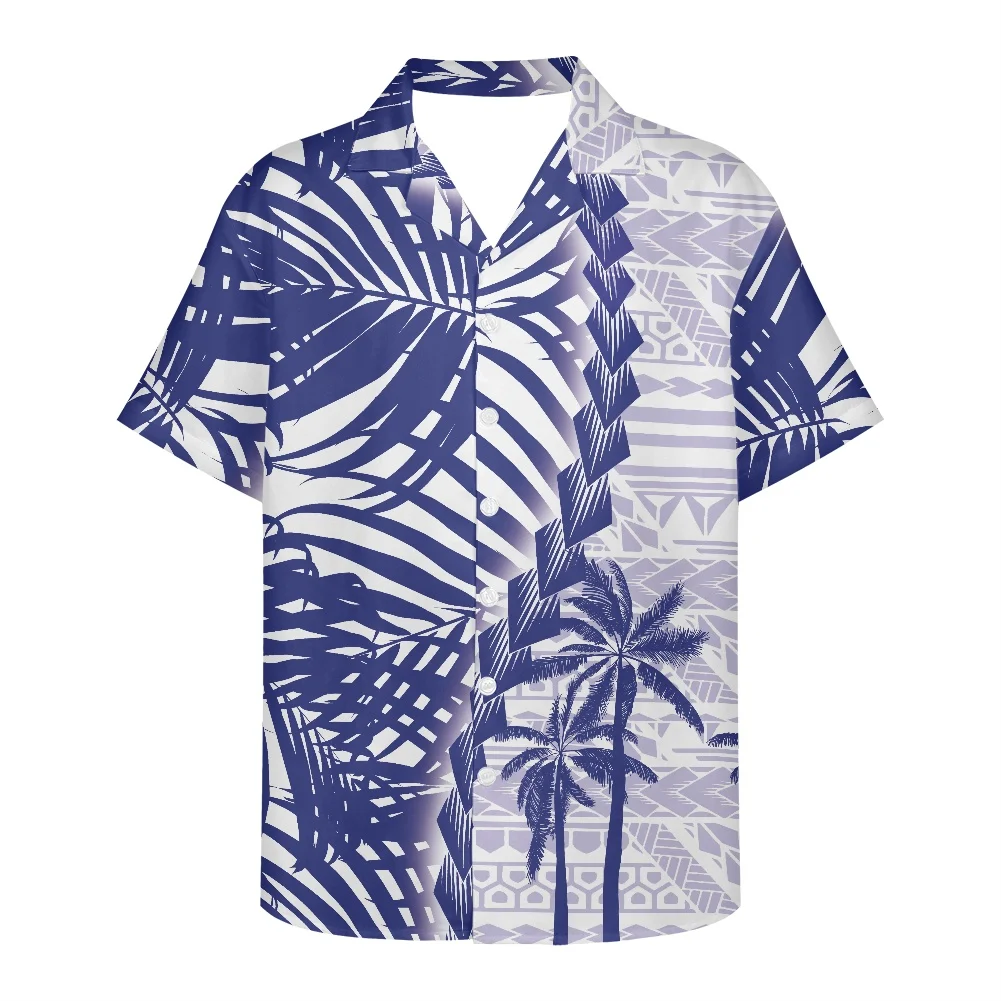 Men's Shirts Tonga Hawaii Traditional Palm Leaf print Spring And Summer 2022 Clothes Short-Sleeved New Design V Neck Men's Shir men s 3d graphic design features tonga hawaii samoa flag of the philippines bomber jacket full button jacket unisex jacket