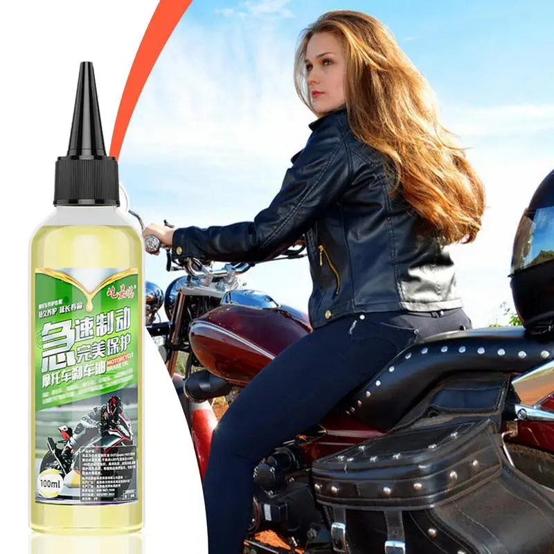 Brake Fluid DOT 4 Bikes Brake Fluid 100ml Mineral Oil Motorcycle Oil Automotive For High Temperature ﻿