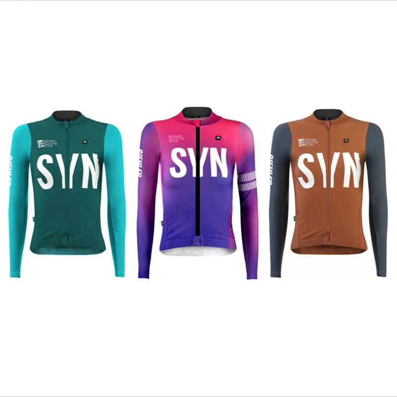 SYN women's long sleeved cycling suit Spring Summer sun protection Quick drying road bicycle clothing MTB Jersey [Queen]