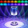 Diamond Crystal LED Table Lamp Projection Decoration Night Light Desk Lamps For Bedroom Bedside Bar Lighting Fixtures Night Lamp 1