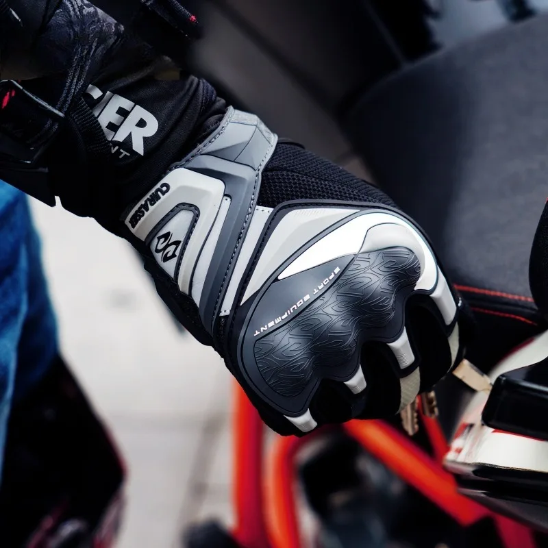 

Iron Ride Touch Screen Night Reflective Motorcycle Full Finger Gloves Protect Racing Bikes Riding Motocross