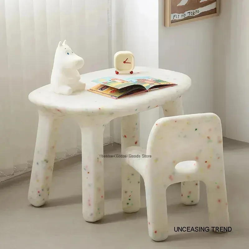 Children's Table Desk Kids Room Preschool Plastic Baby Chairs Chair Toddler Study Furniture The Dressing Bureau Enfant Mini Set