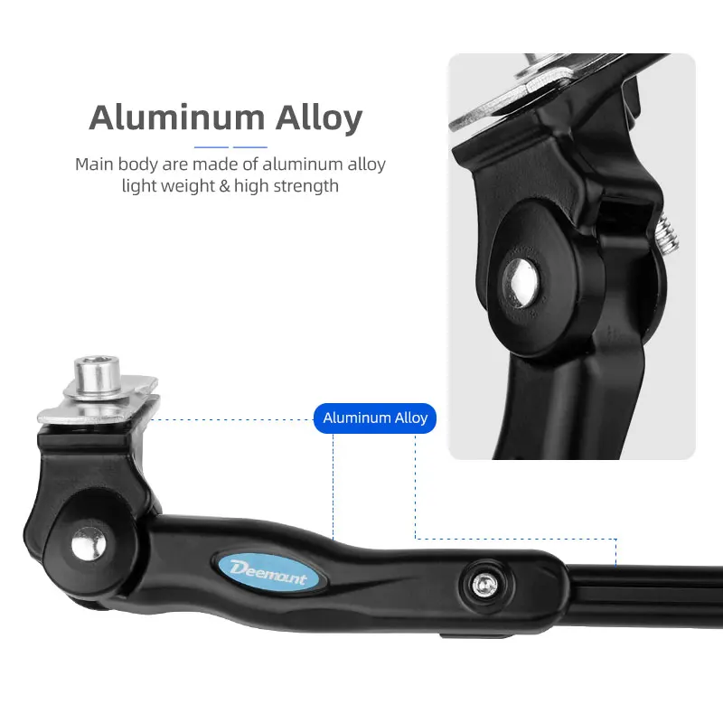 tectake® Cavalletto Manutenzione Bici, Cavalletto per Bici Pieghevole, Supporto Bicicletta, Girevole 360°, Altezza Regolabile, Stabilizzatore Ruota Anteriore, Carico Max 50 kg - Grigio/Nero
