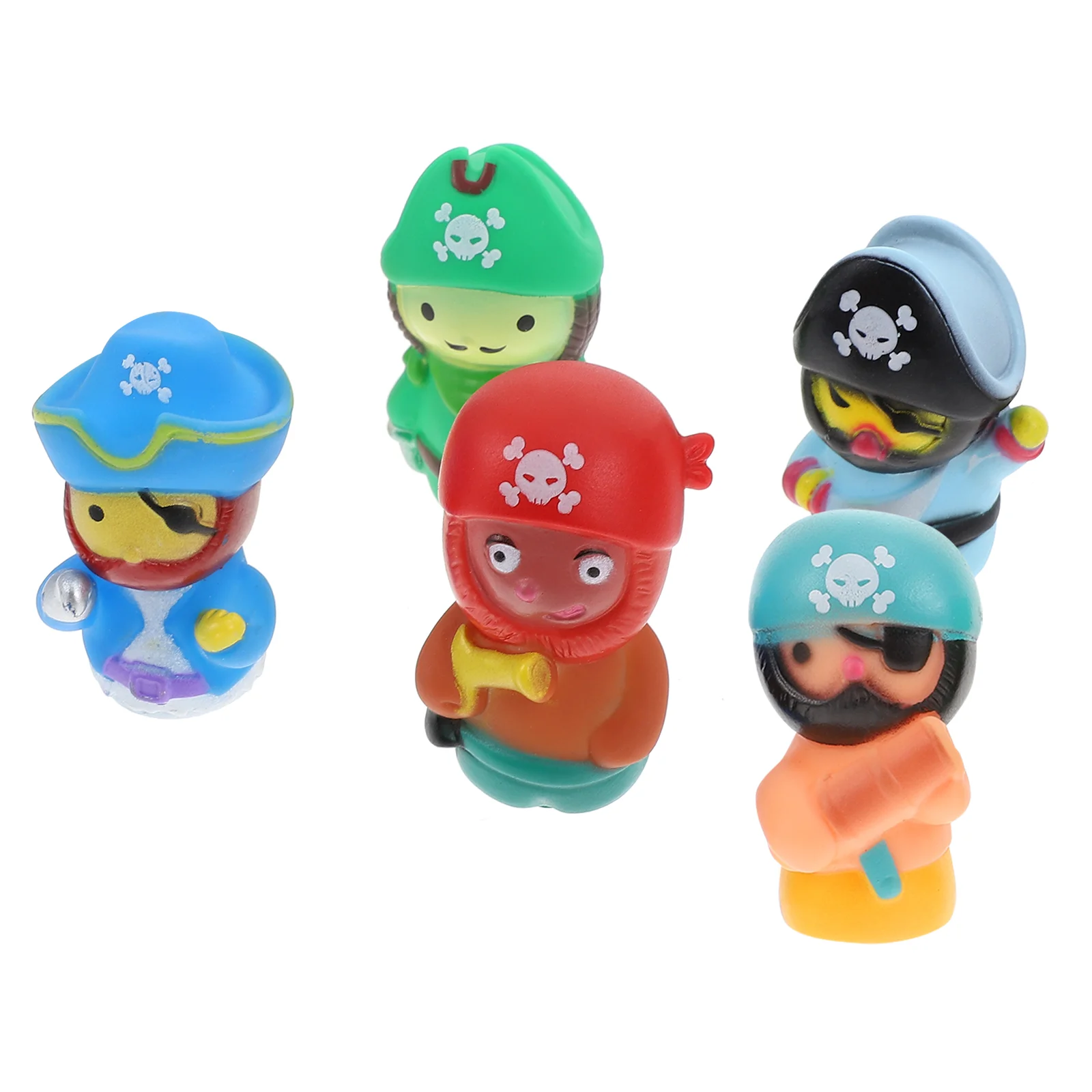 

1 Set of Practical Finger Puppets Funny Pirate Parent-child Educational Toys